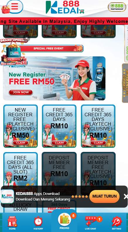 KEDAI888 Promotion Overview